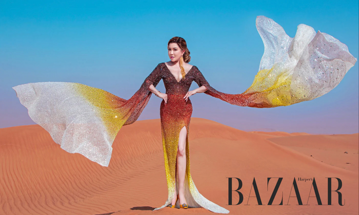 Olivia Quido in Harper's Bazaar