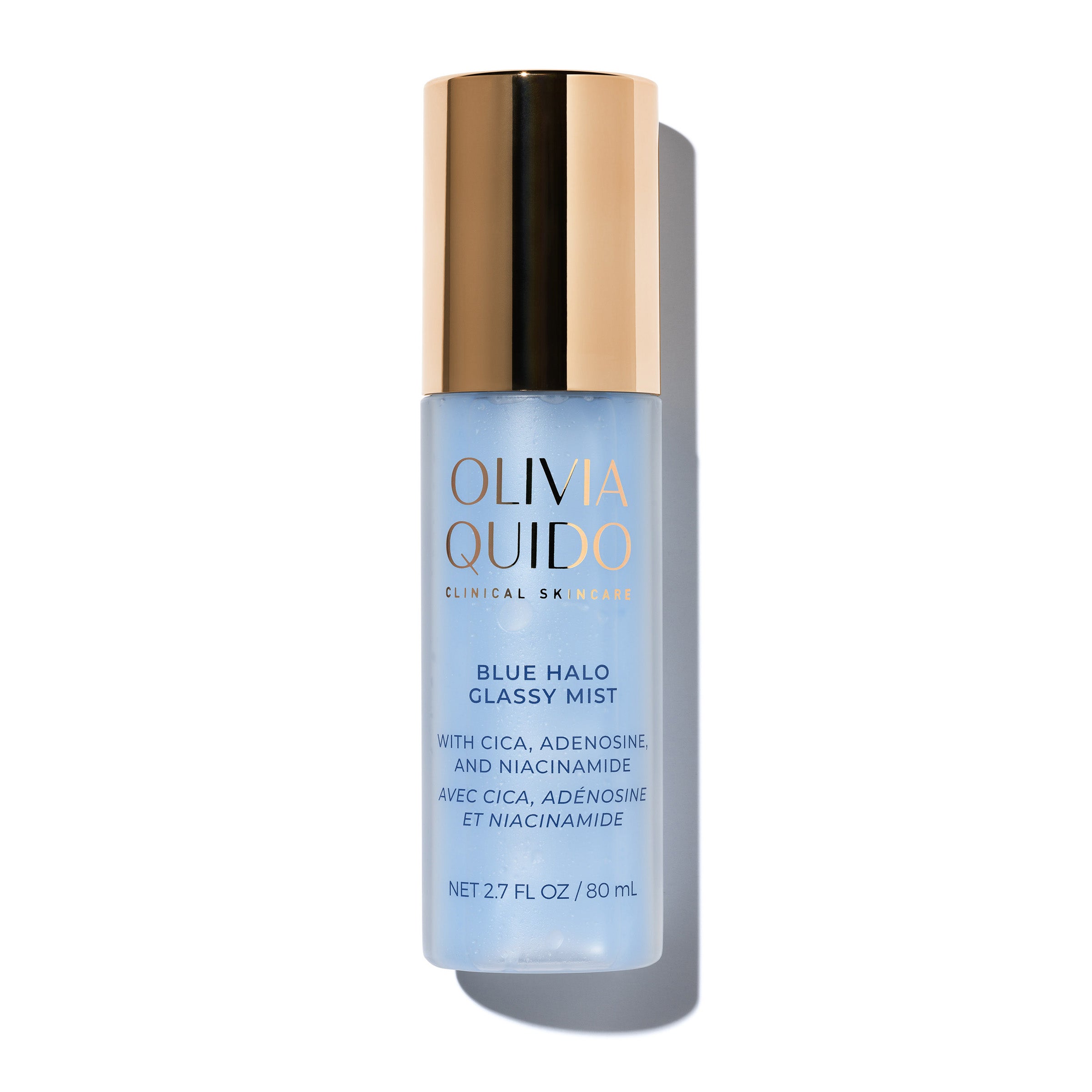 Olivia Quido Skincare Blue Halo Glassy Mist with Cica, Adenosine, and Niacinamide