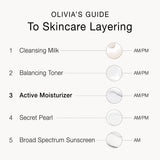 Olivia Quido Skincare Active Moisturizer Olivia's Guide to Skincare Layering