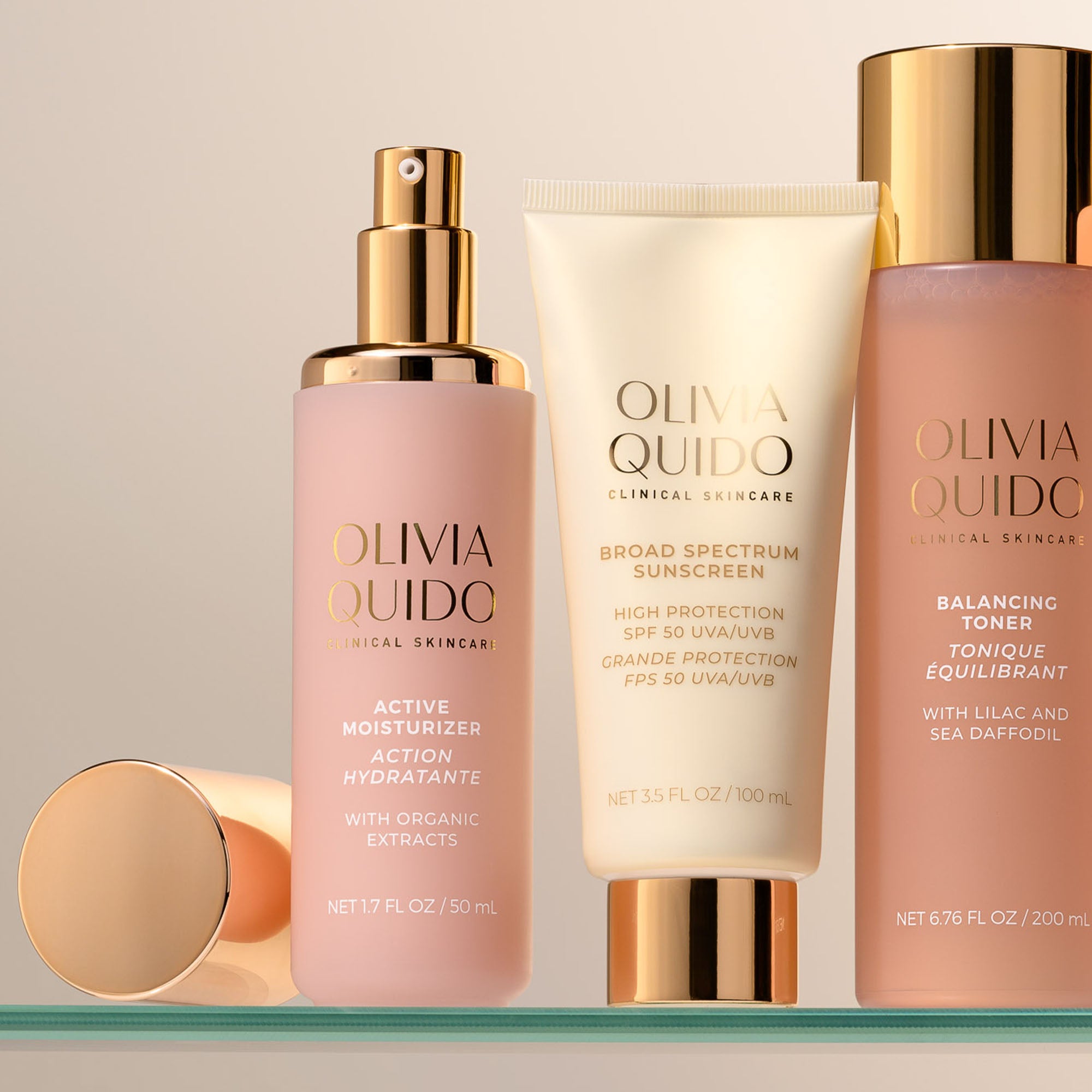 Olivia Quido Skincare Active Moisturizer Daily Regimen
