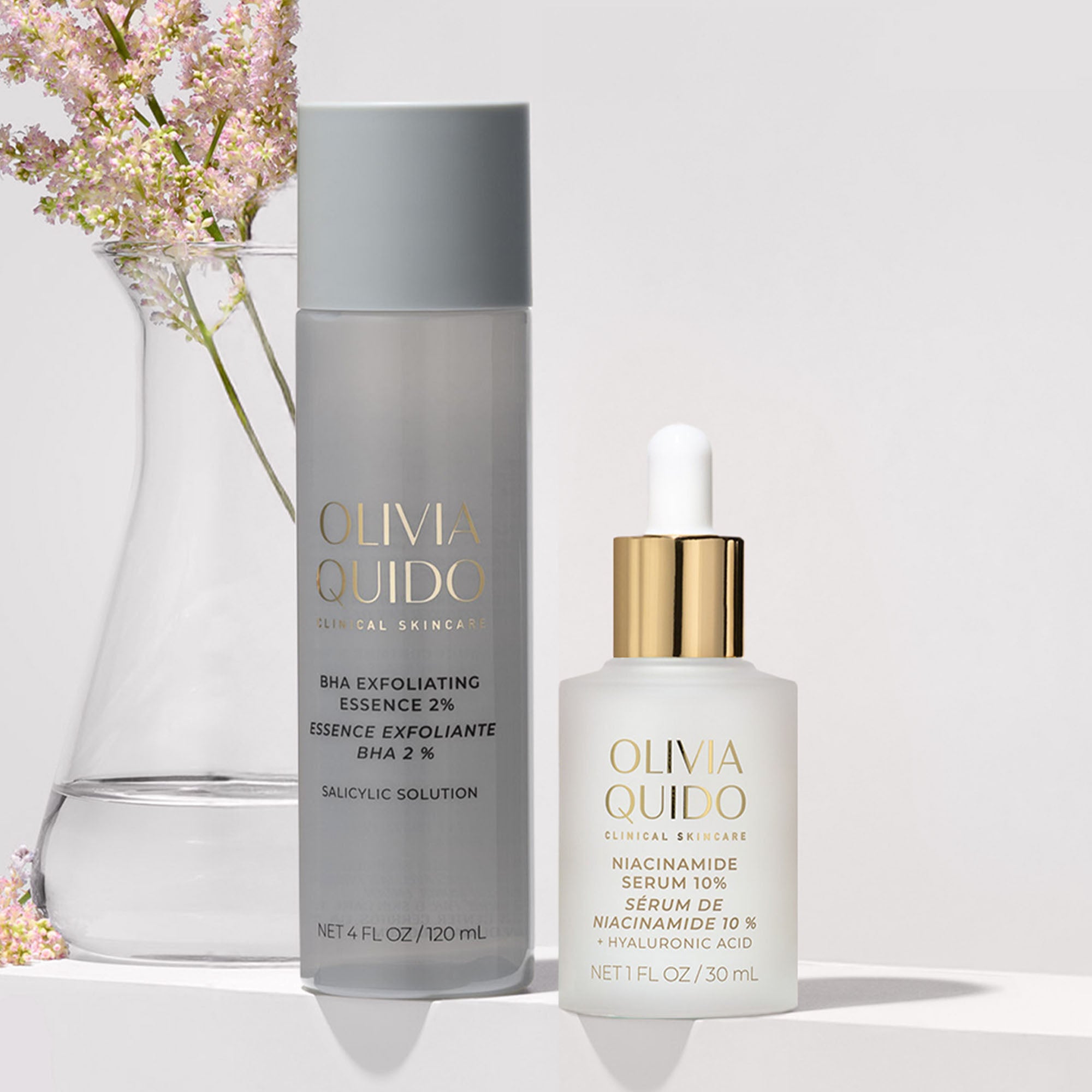 Olivia Quido Skincare BHA Exfoliating Essence 2% Daily Regimen