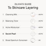 Olivia Quido Skincare, Secret Pearl, Olivia's Guide to Skincare Layering