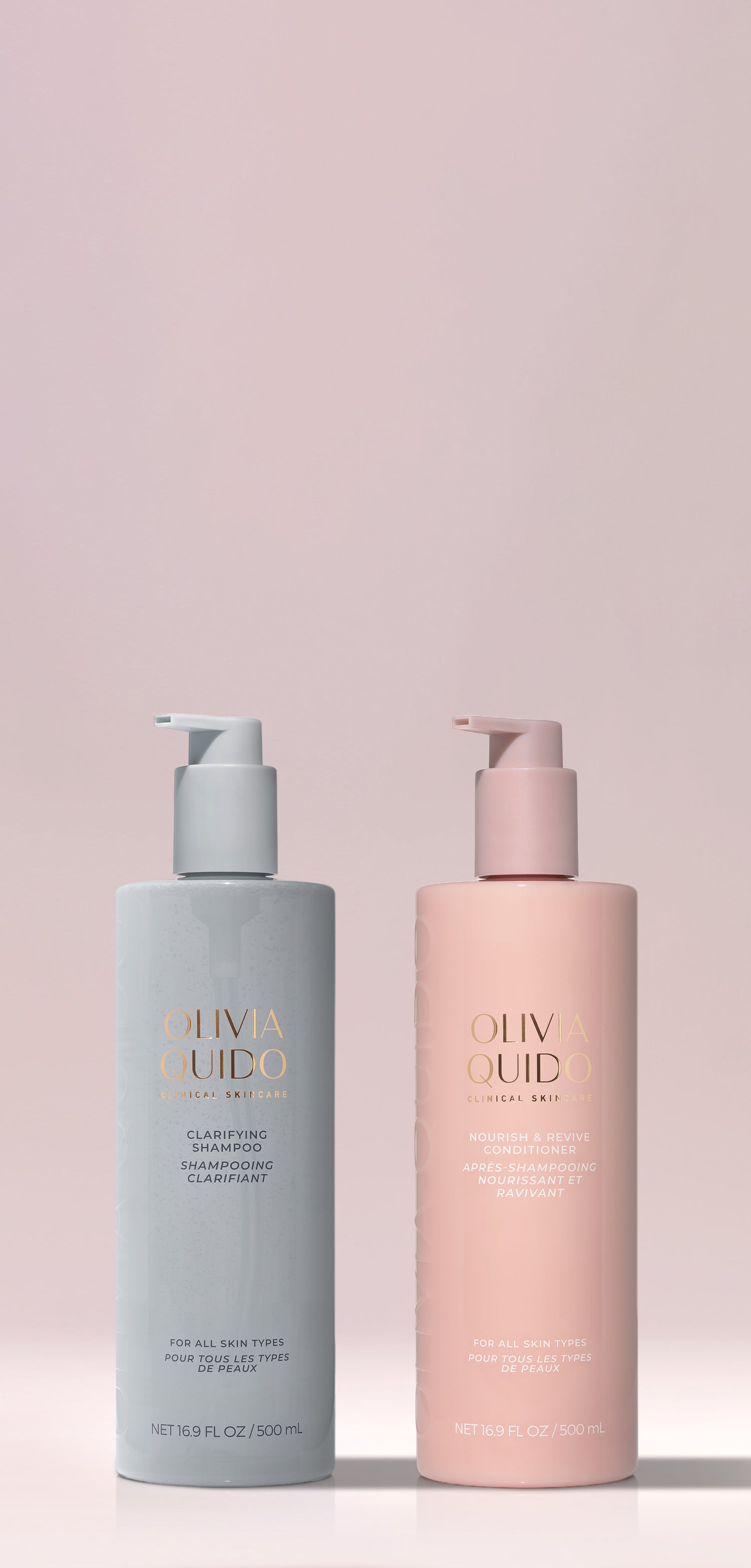 Clarifying Shampoo + Nourish & Revive Conditioner Set – O Skin Med Spa