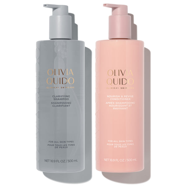 Clarifying Shampoo + Nourish & Revive Conditioner Set – O Skin Med Spa